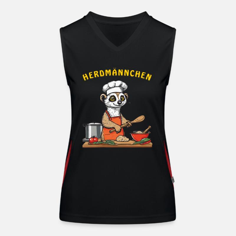 HERDMÄNNCHEN Débardeur respirant contrasté Femme