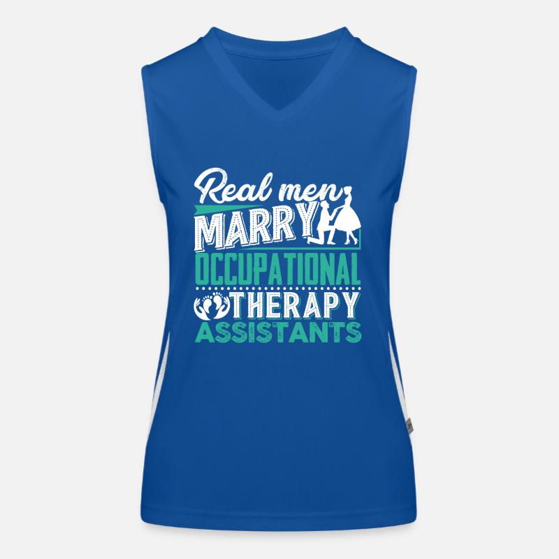 Marry Occupational Therapy Assistants Women's Functional Contrast Tank Top