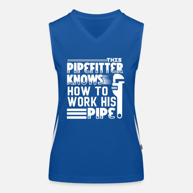 Pipefitter Pipefitter Know How To Work Women's Functional Contrast Tank Top