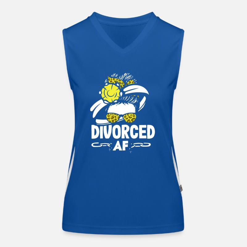 Divorced Bold Statement Scheidung Funktionelles Kontrast-Tank Top für Frauen