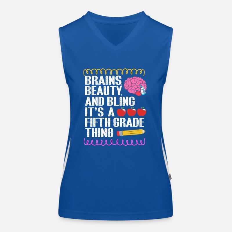 5. Klasse Funktionelles Kontrast-Tank Top für Frauen