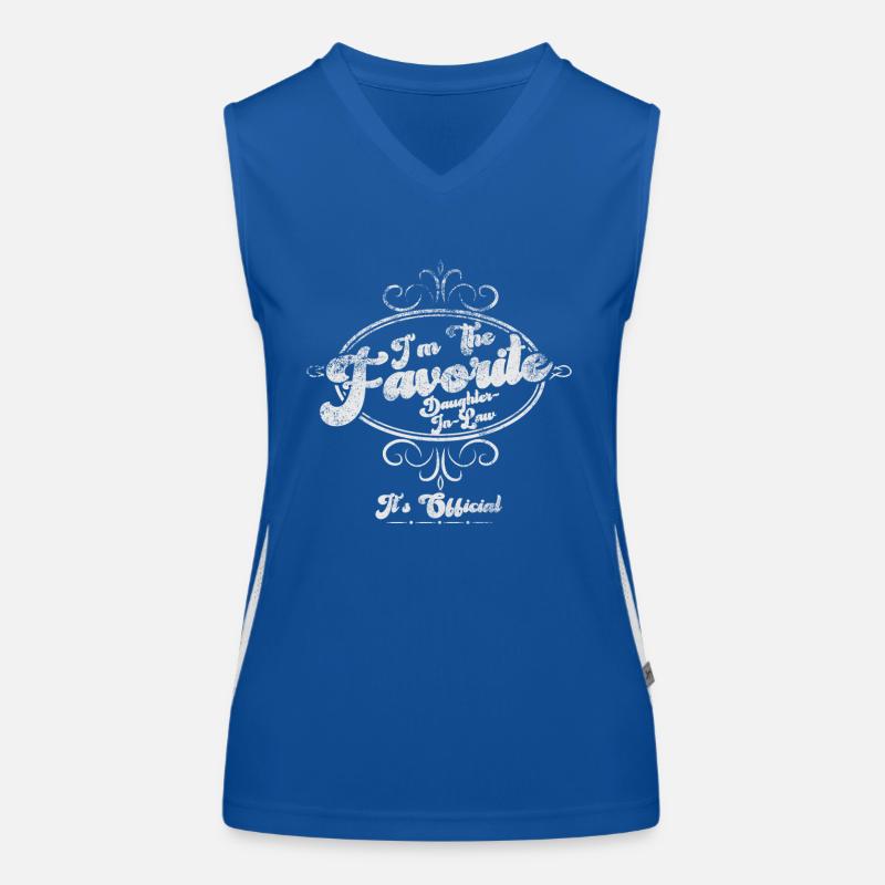 Ich bin die Lieblingsschwiegertochter Funktionelles Kontrast-Tank Top für Frauen