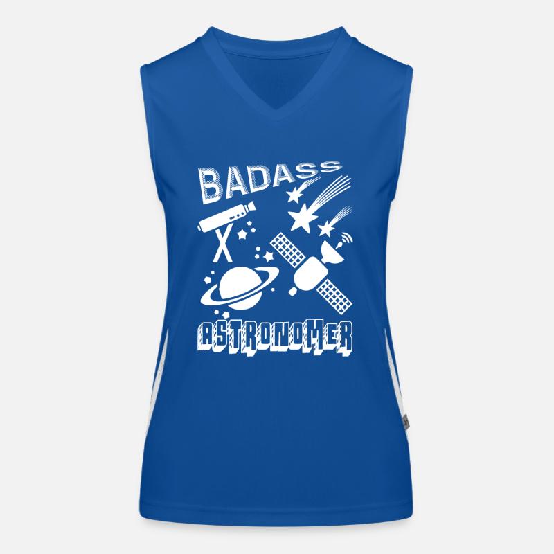 Astronomer Badass Astronomer Women's Functional Contrast Tank Top