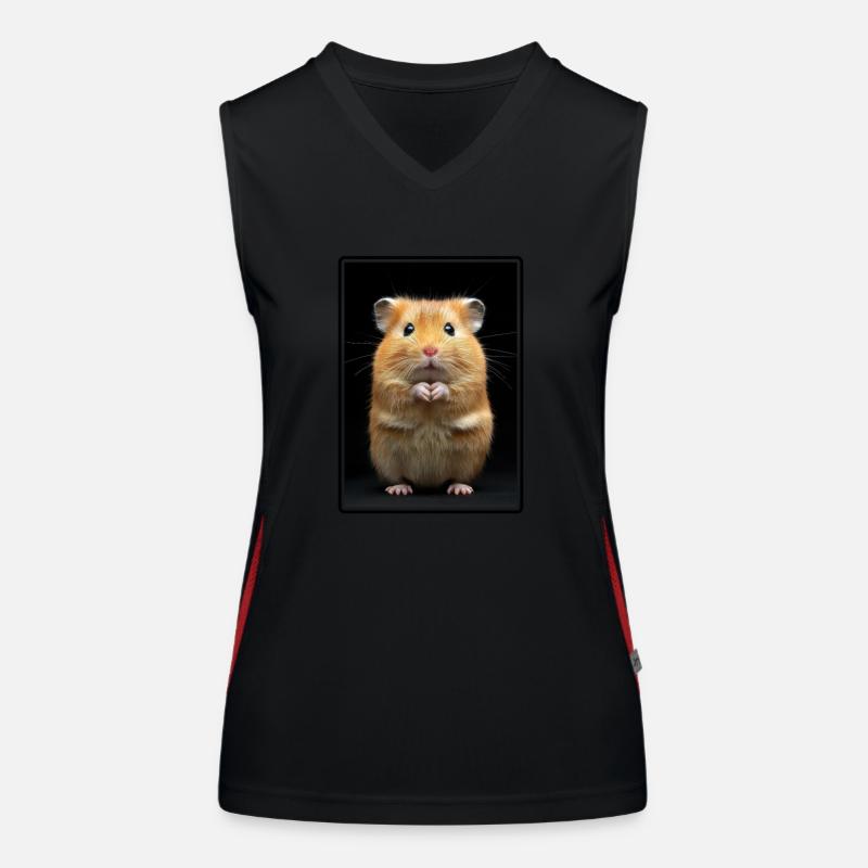 Hamster Débardeur respirant contrasté Femme