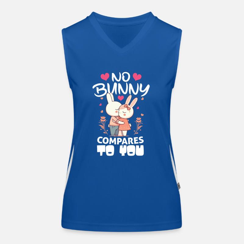 No Bunny Funktionelles Kontrast-Tank Top für Frauen