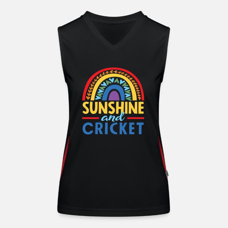 Sunbeams and cricketers Women's Functional Contrast Tank Top