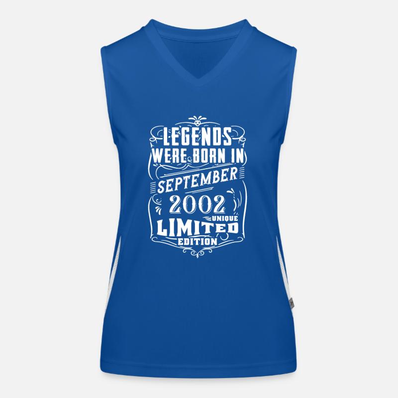 Birthday September 2002 Limited Edition Legend Women's Functional Contrast Tank Top