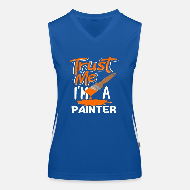 Trust me, I'm a painter Women's Functional Contrast Tank Top