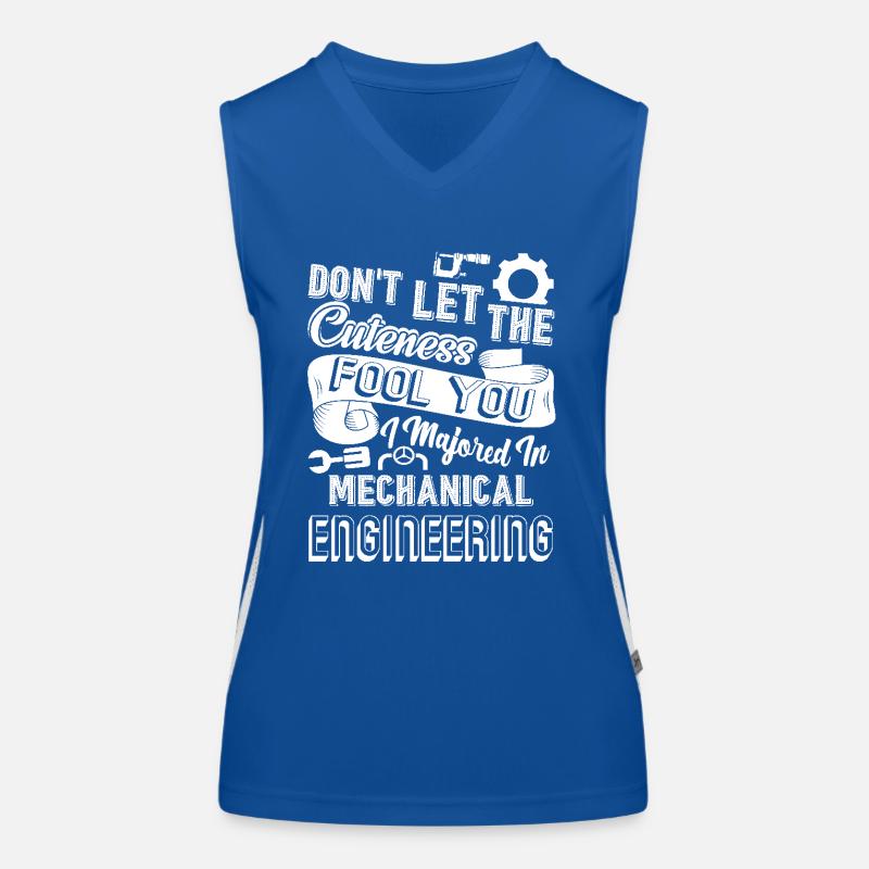I Majored In Mechanical Engineering Women's Functional Contrast Tank Top