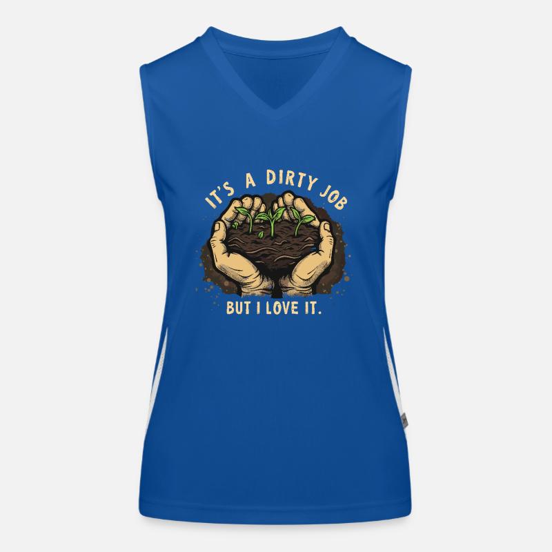 Composting enthusiasts Sustainable gardening Women's Functional Contrast Tank Top