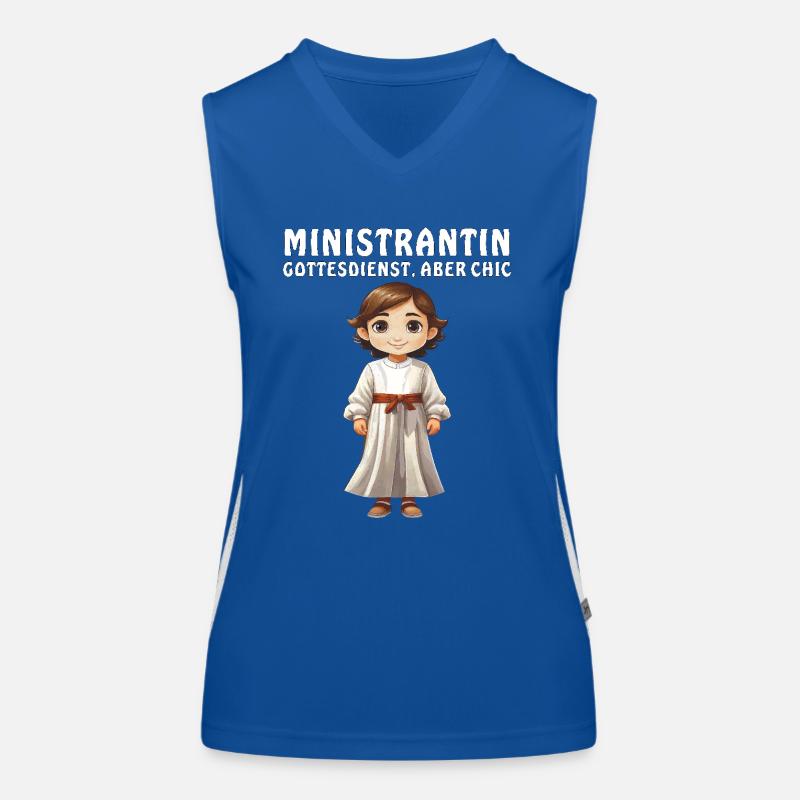LE SERVICE D’ENFANT DE CHŒUR, MAIS CHIC Débardeur respirant contrasté Femme