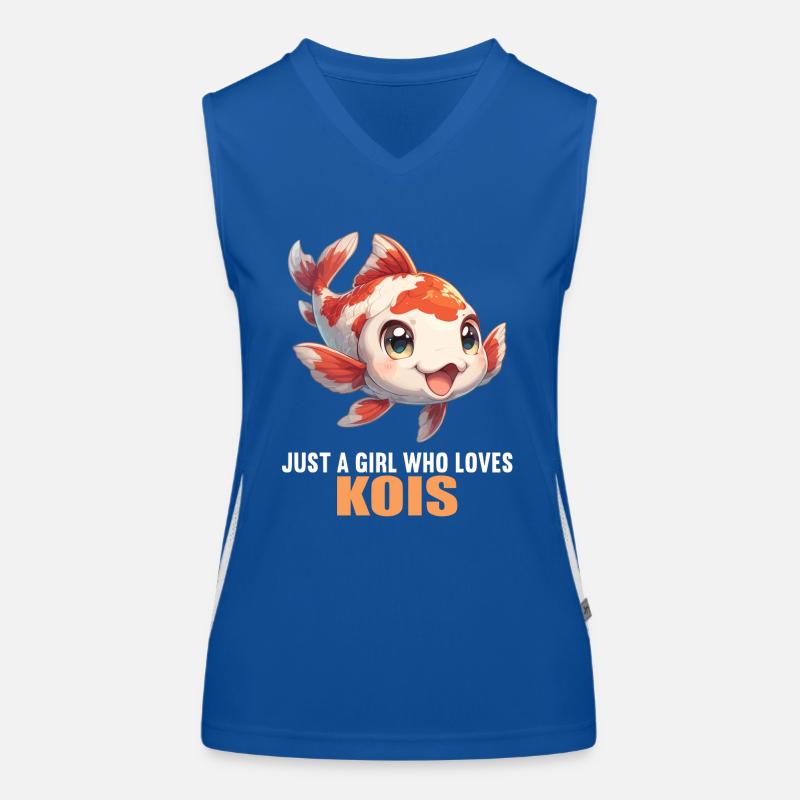 Koi Koi Carp Women's Functional Contrast Tank Top
