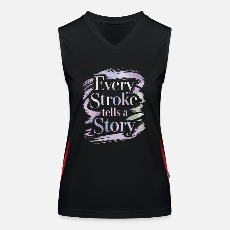 Creative Hobby For Beginners In The Women's Functional Contrast Tank Top