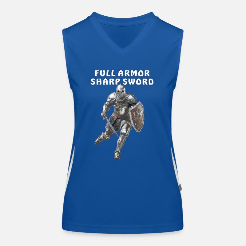FULL ARMOR SHARP SWORD Women's Functional Contrast Tank Top