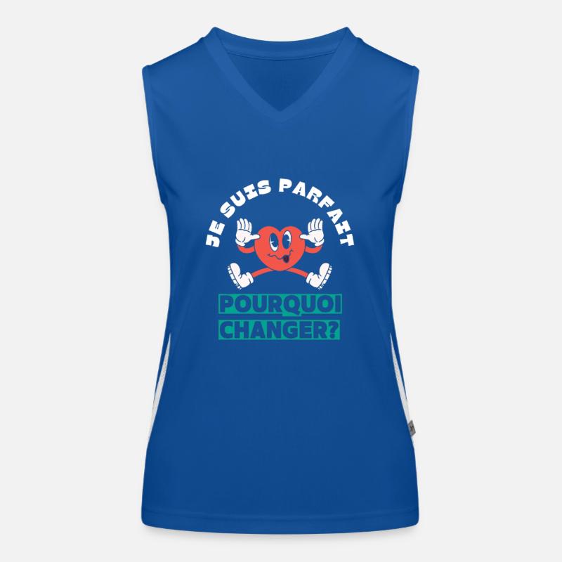 I'm perfect, why change? Women's Functional Contrast Tank Top
