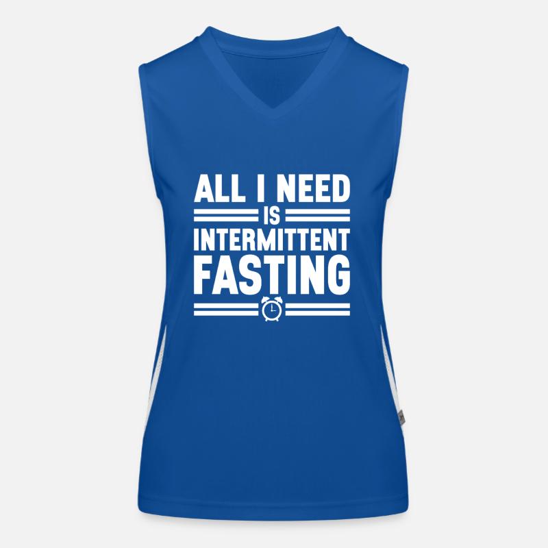 Jeûne intermittent Jeûne intermittent Débardeur respirant contrasté Femme