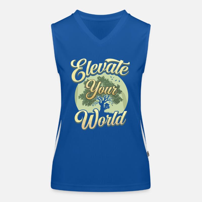 Treehouse builder DIY treehouse construction Women's Functional Contrast Tank Top