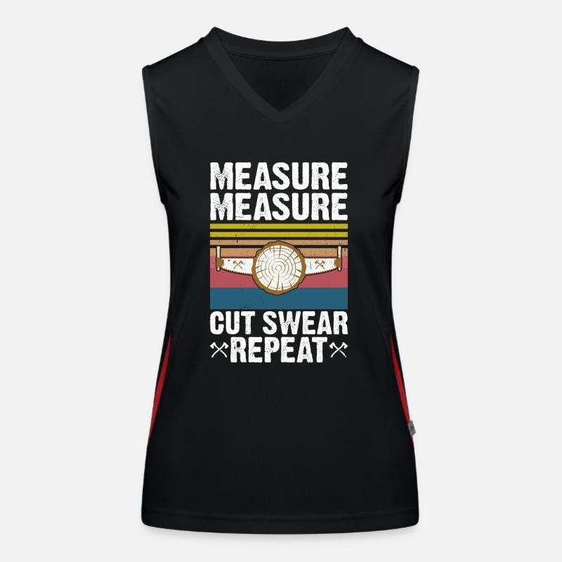 Carpenter Carpenter Carpenter Handyman Gift Women's Functional Contrast Tank Top
