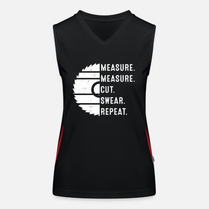 Carpenter Carpenter Carpenter Handyman Gift Women's Functional Contrast Tank Top