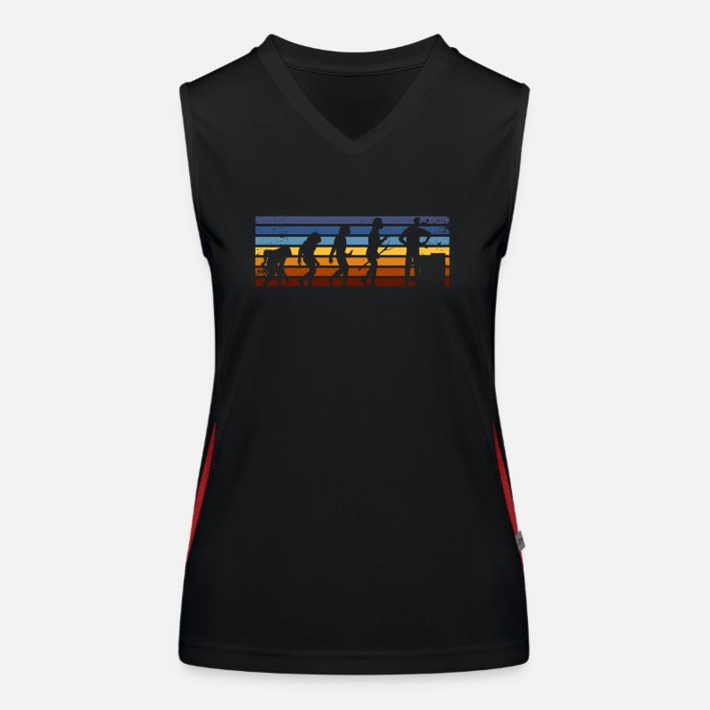 Maurer Evolution Retro-stil Funktionelles Kontrast-Tank Top für Frauen