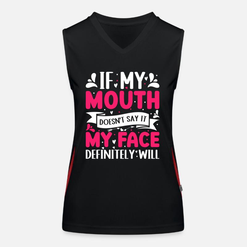 Stellen Sie Sich Vor Funktionelles Kontrast-Tank Top für Frauen