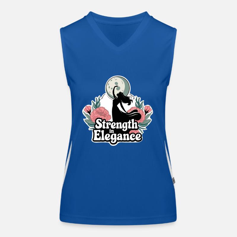 STRENGTH IN ELEGANCE Women's Functional Contrast Tank Top
