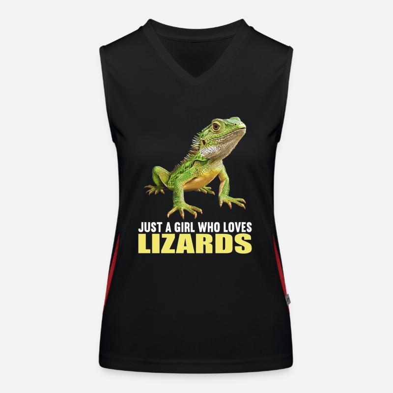 Lézards Lézard Débardeur respirant contrasté Femme