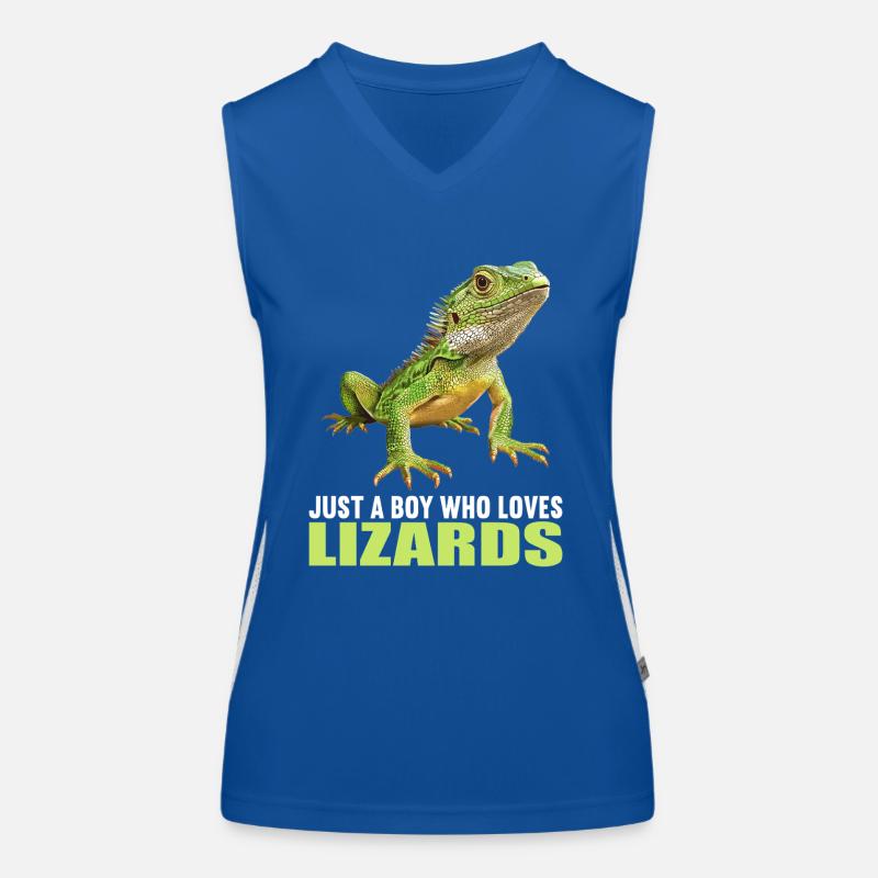 Eidechsen Eidechse Funktionelles Kontrast-Tank Top für Frauen