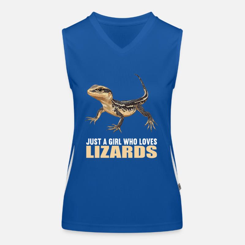 Eidechsen Eidechse Funktionelles Kontrast-Tank Top für Frauen