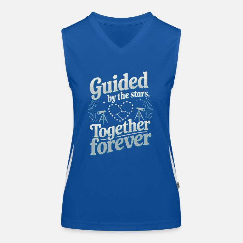 Stargazing For Couples Romantic Nights Women's Functional Contrast Tank Top