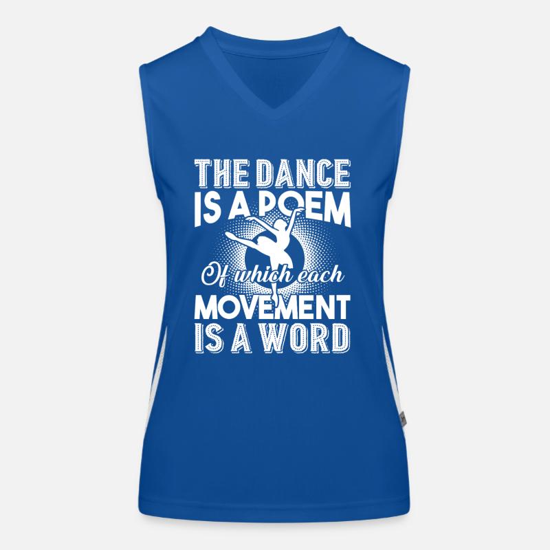 Ballet Dancer Ballet Dance Is A Poem Women's Functional Contrast Tank Top