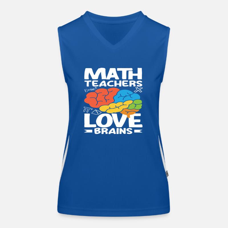 Math Teacher Math Gift Women's Functional Contrast Tank Top