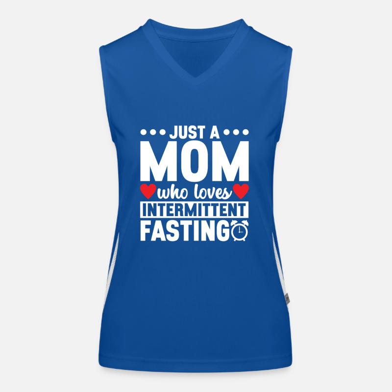 Jeûne intermittent Jeûne intermittent Débardeur respirant contrasté Femme