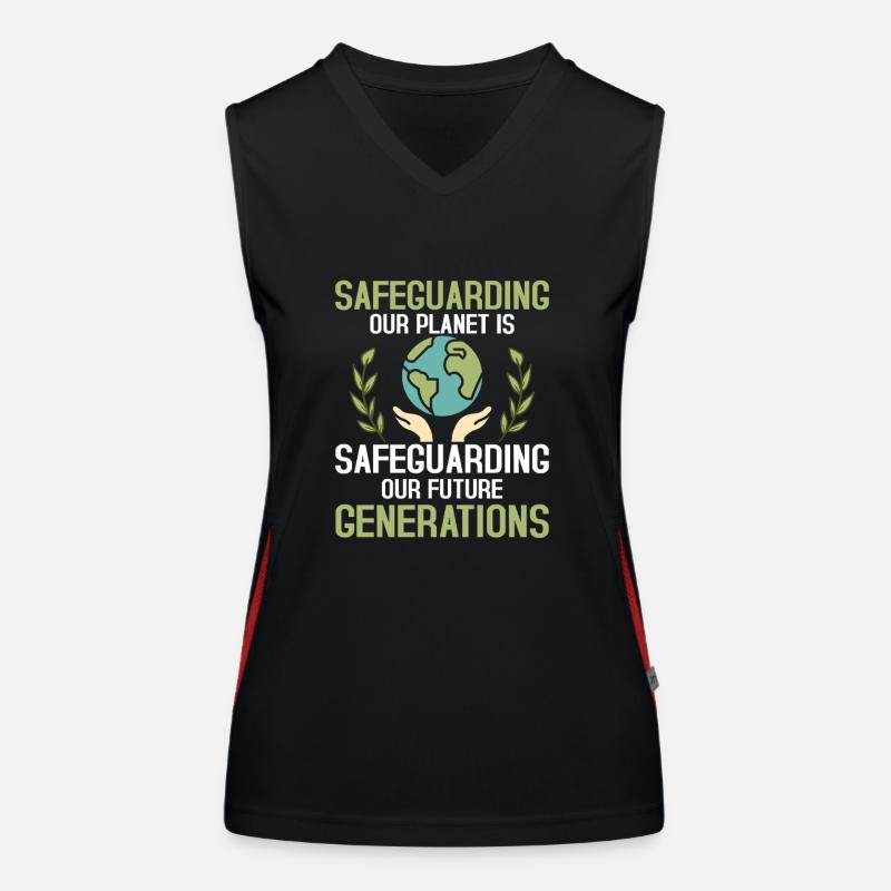 Beskyttelse av planeten vår planets miljøjorda Funksjonell kontrast-singlet for kvinner