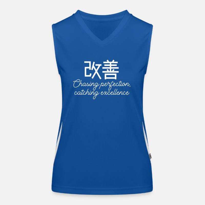 Kaizen Mindset Chasing Perfection Women's Functional Contrast Tank Top