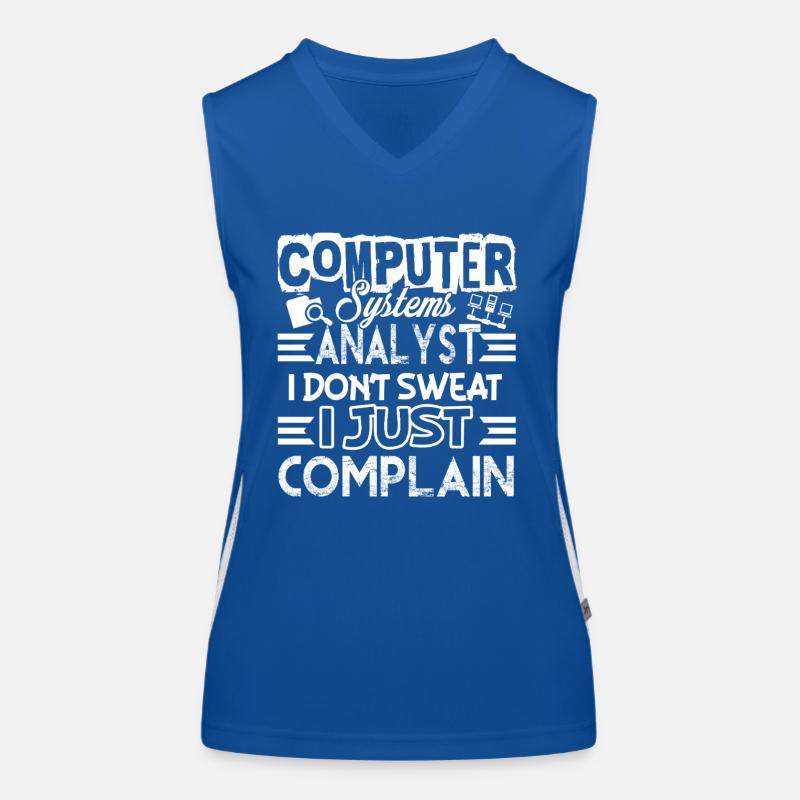 Computer Systems Analyst I Just Complain Women's Functional Contrast Tank Top