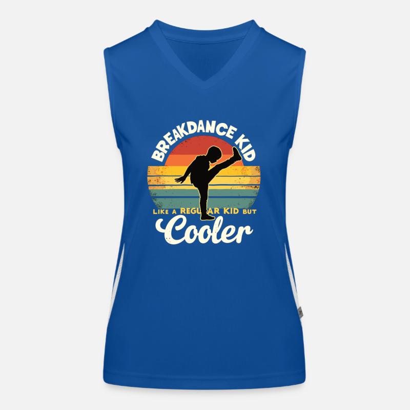 Breakdance Kid Breakdancer Retro Tanz B-Boys Funktionelles Kontrast-Tank Top für Frauen