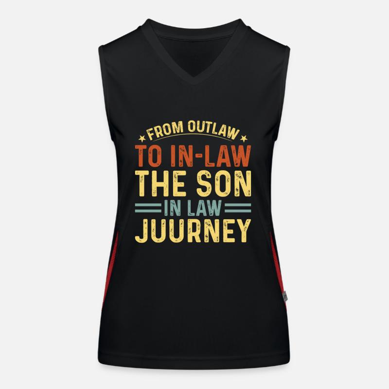 Lieblingssohn Vater Mutter Schwiegermutter Funktionelles Kontrast-Tank Top für Frauen