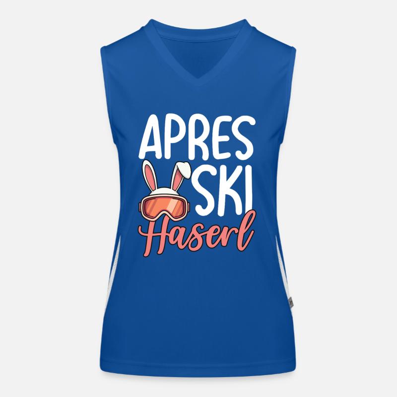 Apres Ski Haserl Funktionelles Kontrast-Tank Top für Frauen