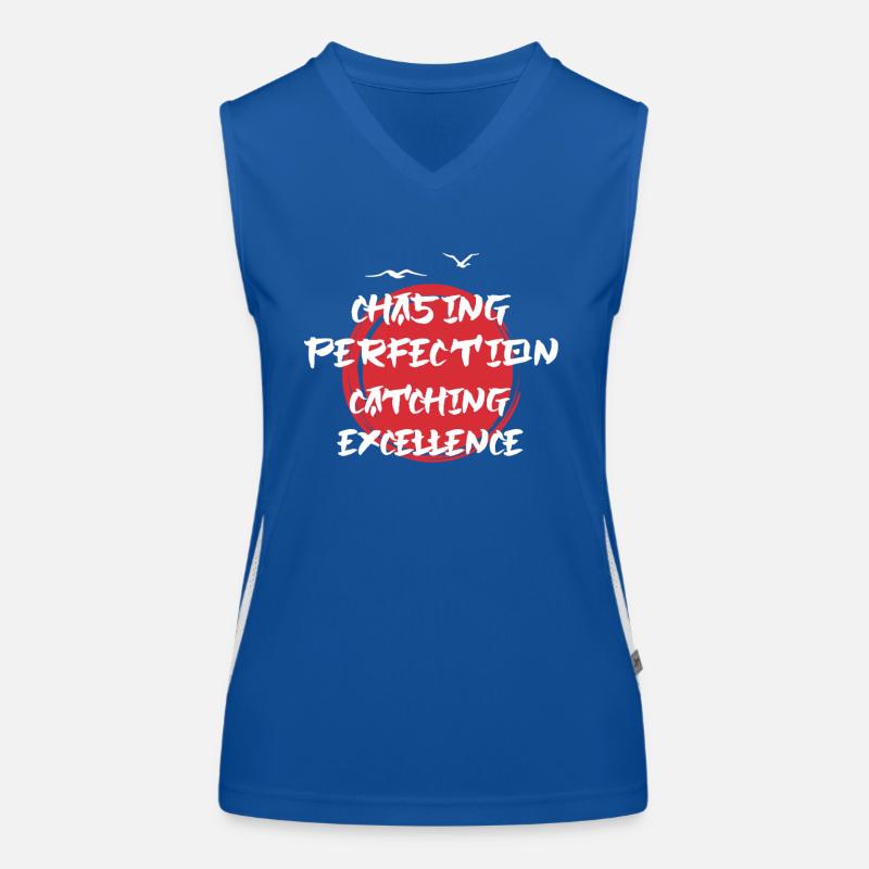 Kaizen-Mindset auf der Jagd nach Perfektion Funktionelles Kontrast-Tank Top für Frauen