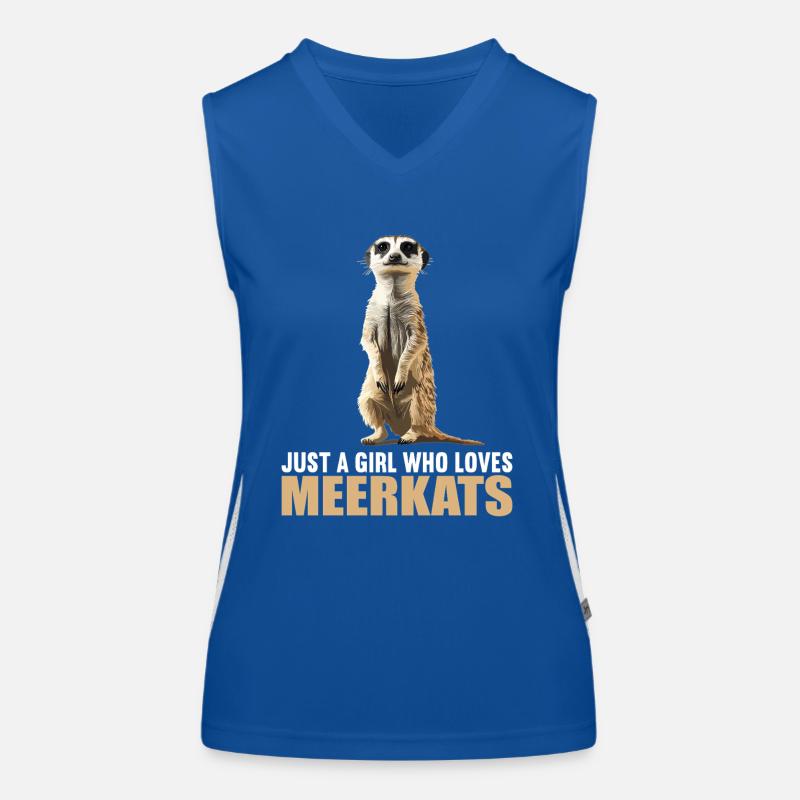 Meerkat Erdmännchen Funktionelles Kontrast-Tank Top für Frauen
