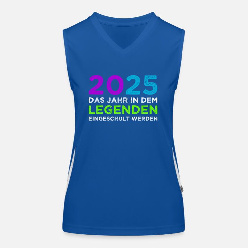 Schulkind 2025 Junge Mädchen Einschulung 2025 Deko Funktionelles Kontrast-Tank Top für Frauen