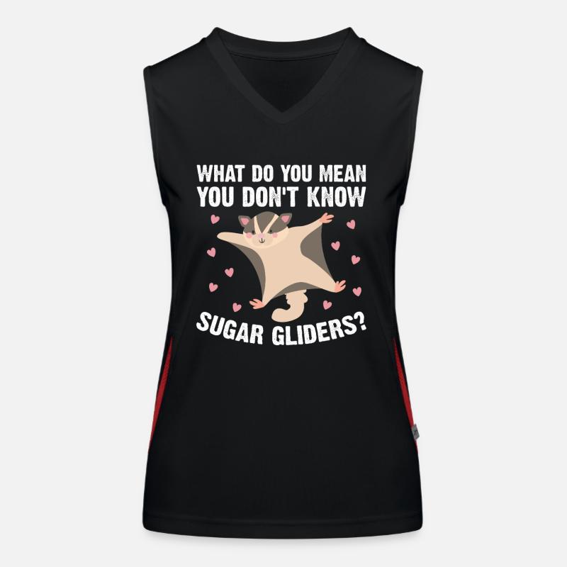 Sugar glider Women's Functional Contrast Tank Top