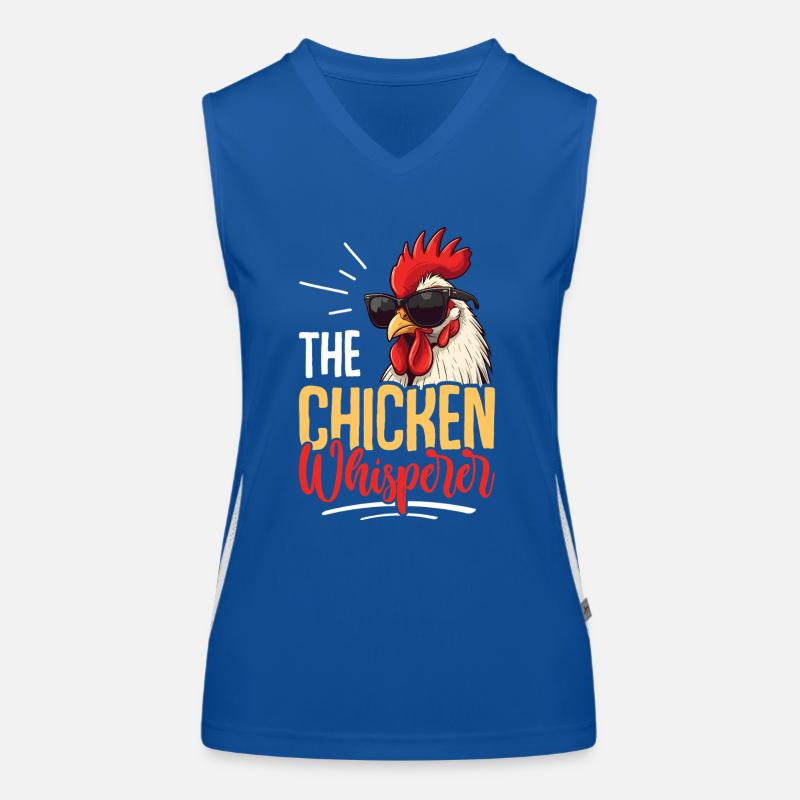 The Chicken Whisperer Women's Functional Contrast Tank Top