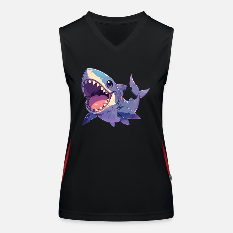 Requins Requin Débardeur respirant contrasté Femme