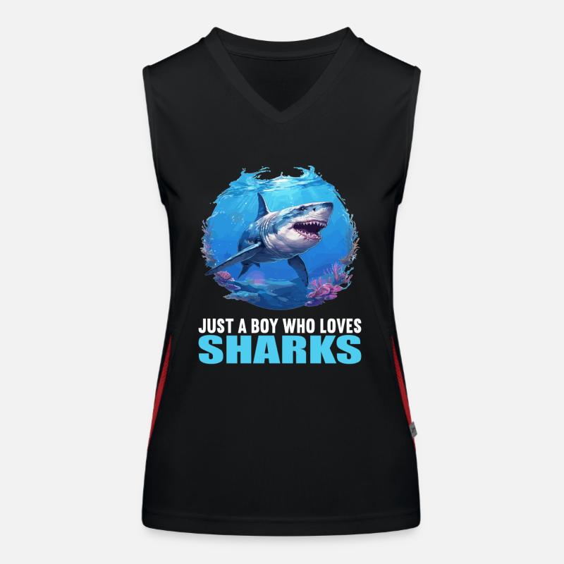 Requins Requin Débardeur respirant contrasté Femme