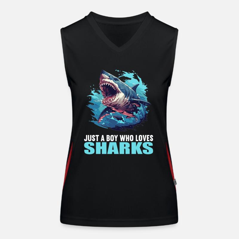 Requins Requin Débardeur respirant contrasté Femme
