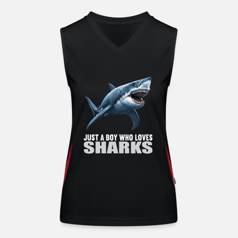 Requins Requin Débardeur respirant contrasté Femme
