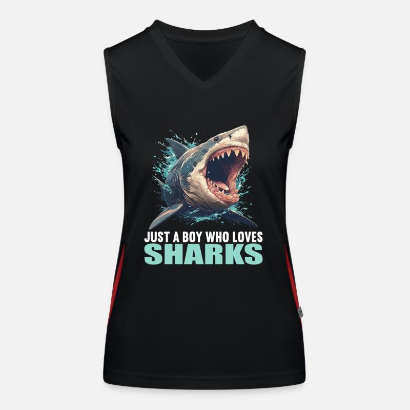 Requins Requin Débardeur respirant contrasté Femme