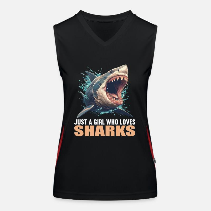 Requins Requin Débardeur respirant contrasté Femme